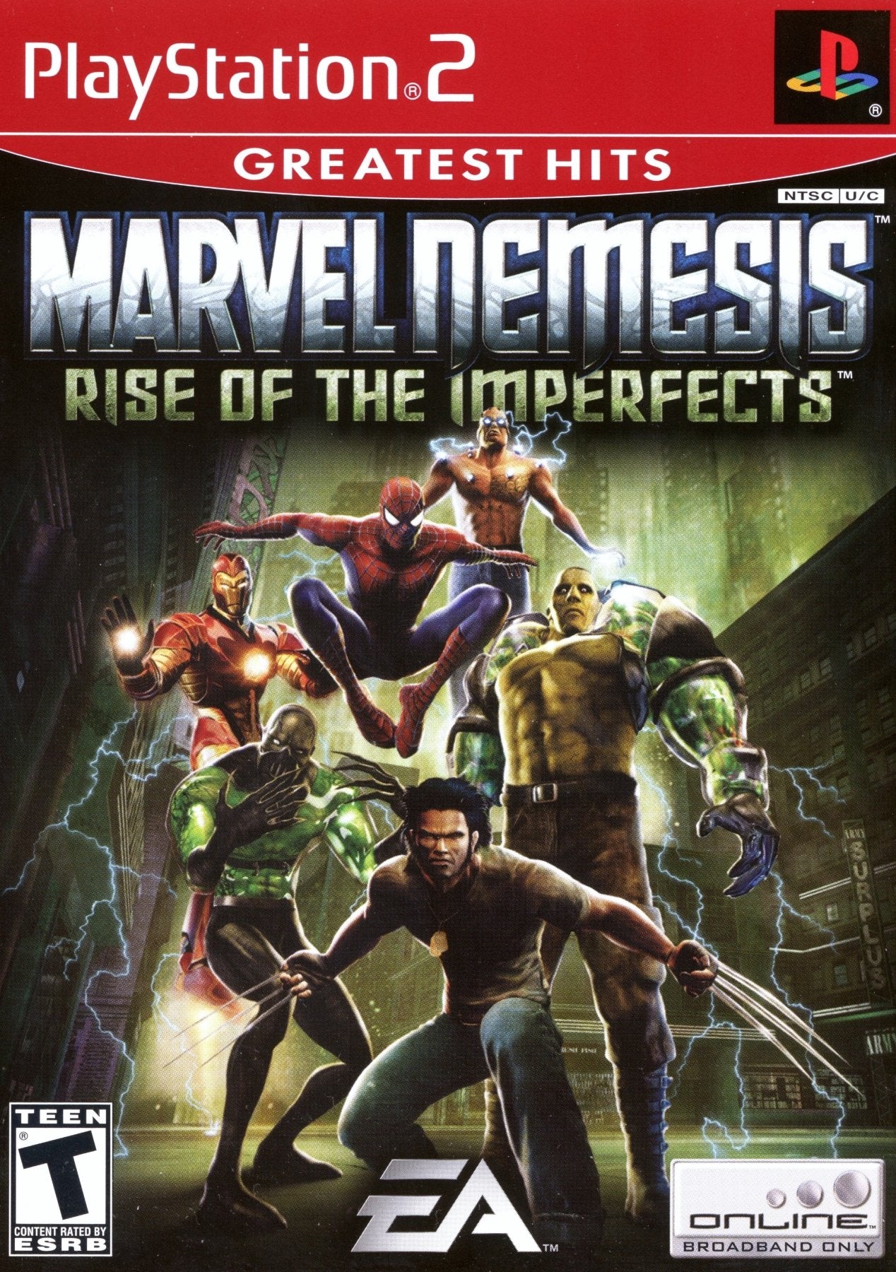 Marvel Nemesis Rise of the Imperfects [Greatest Hits] - Playstation 2 - Retro Island Gaming