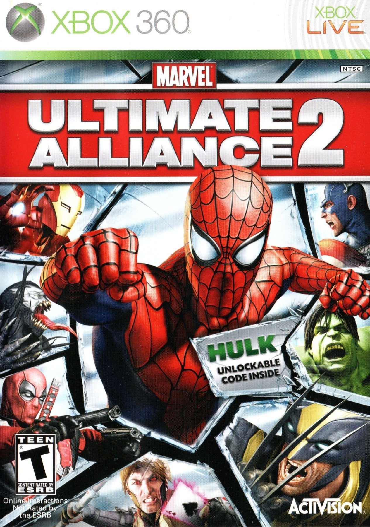 Marvel Ultimate Alliance 2 [Hulk Unlockable Code] - Xbox 360 - Retro Island Gaming