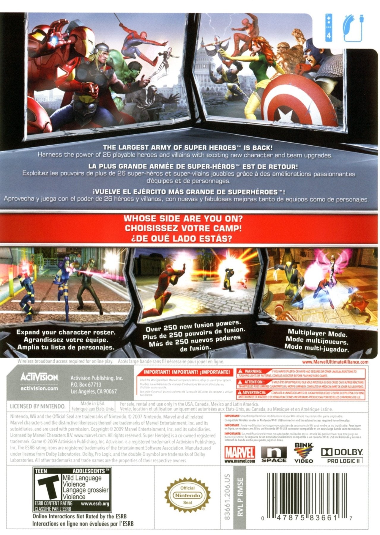 Marvel Ultimate Alliance 2 - Wii - Retro Island Gaming