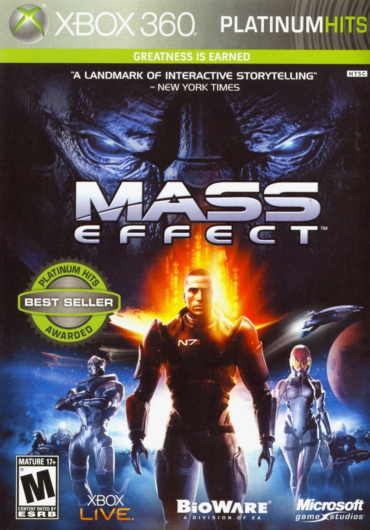 Mass Effect [Platinum Hits] - Xbox 360 - Retro Island Gaming