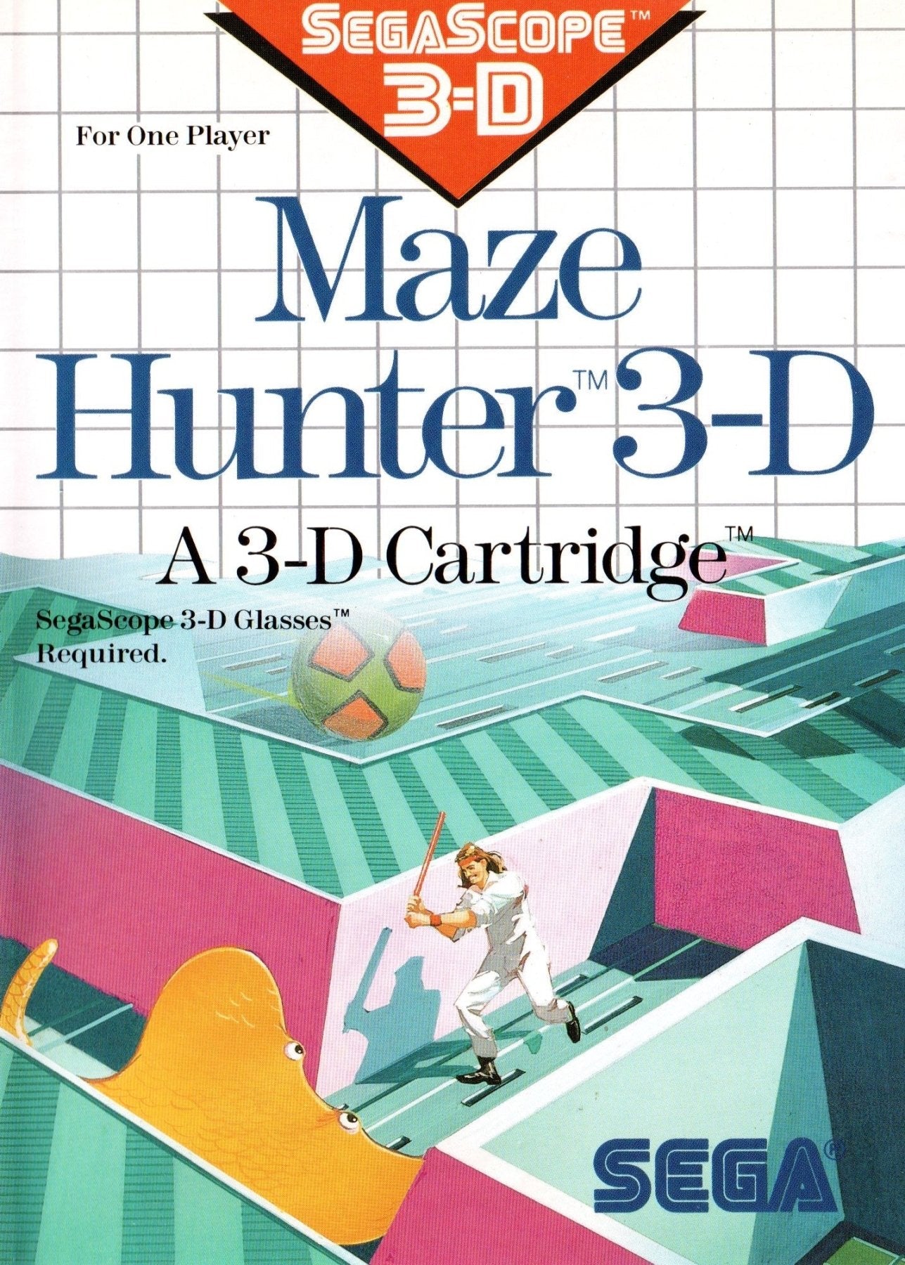 Maze Hunter 3D - Sega Master System - Retro Island Gaming