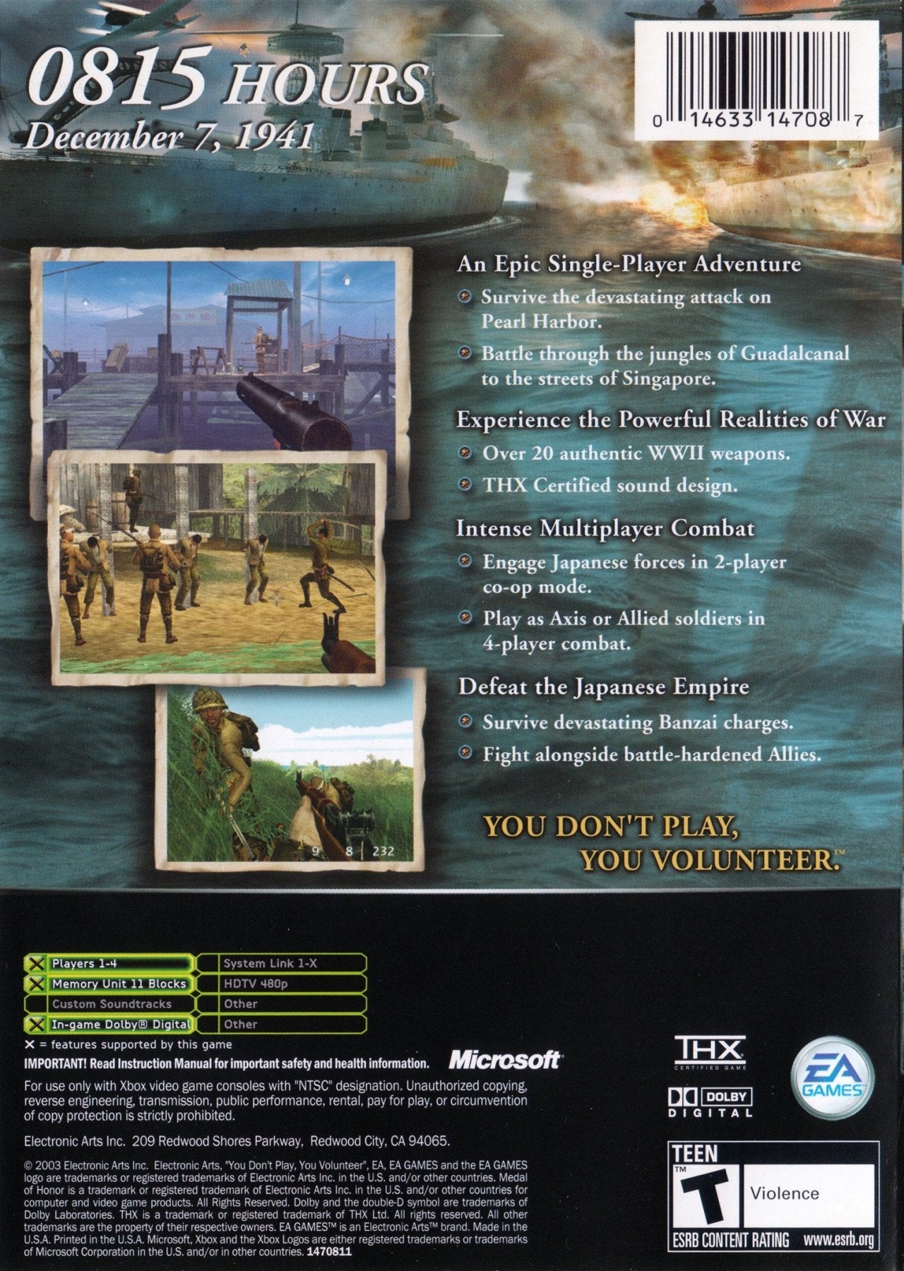 Medal of Honor Rising Sun - Xbox - Retro Island Gaming