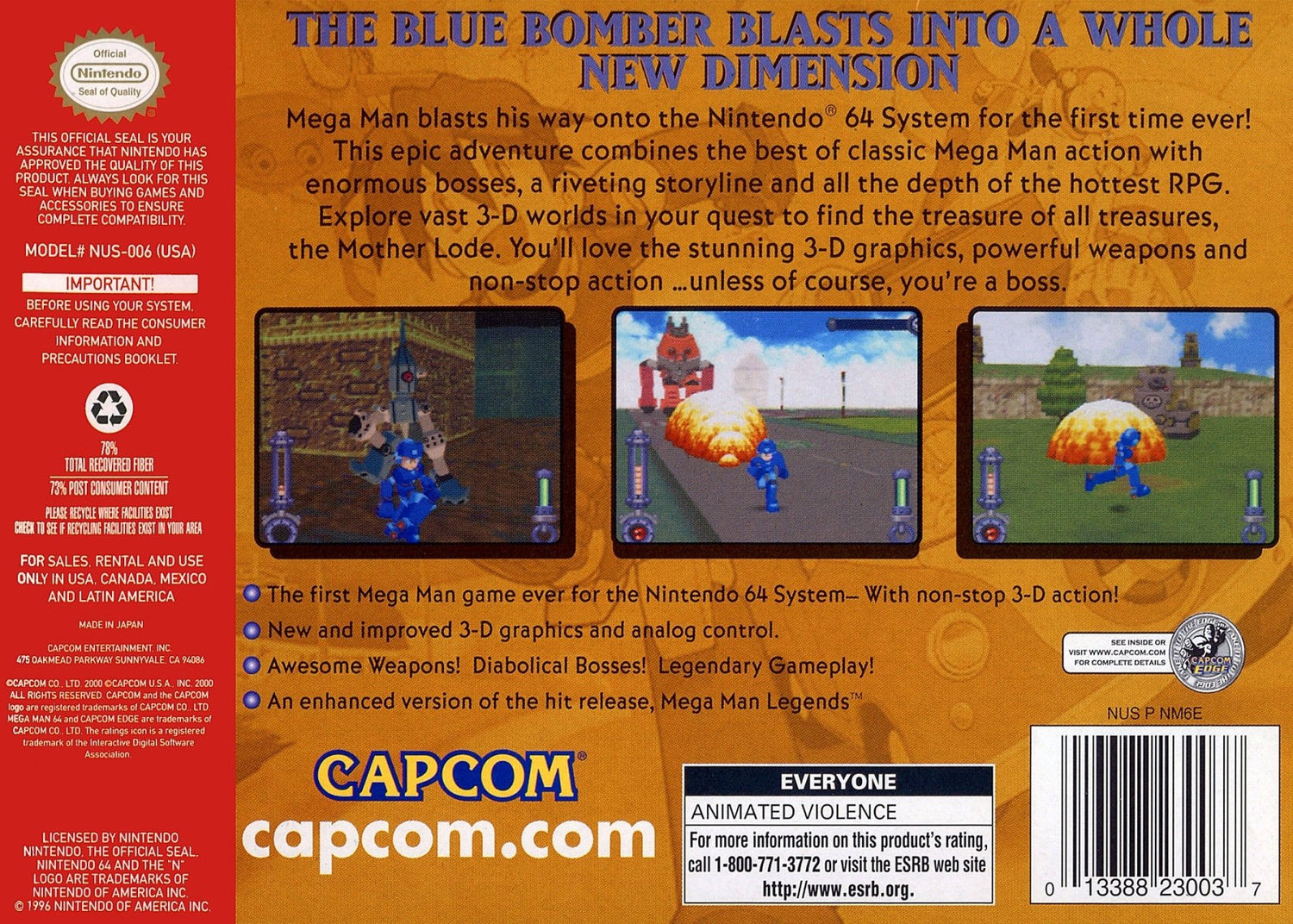 Mega Man 64 - Nintendo 64 - Retro Island Gaming