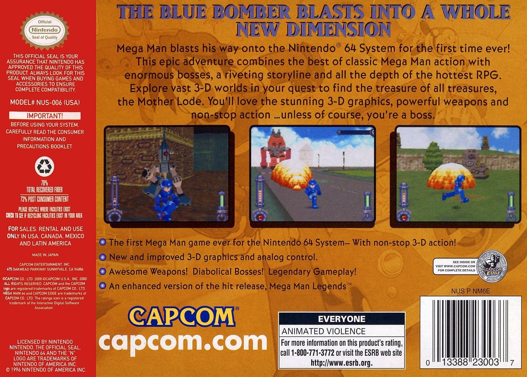 Mega Man 64 - Nintendo 64 - Retro Island Gaming