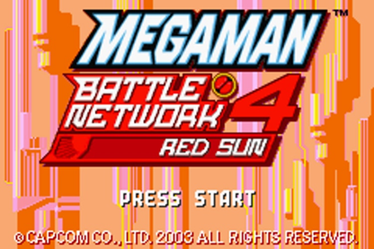 Mega Man Battle Network 4 Red Sun - GameBoy Advance - Retro Island Gaming