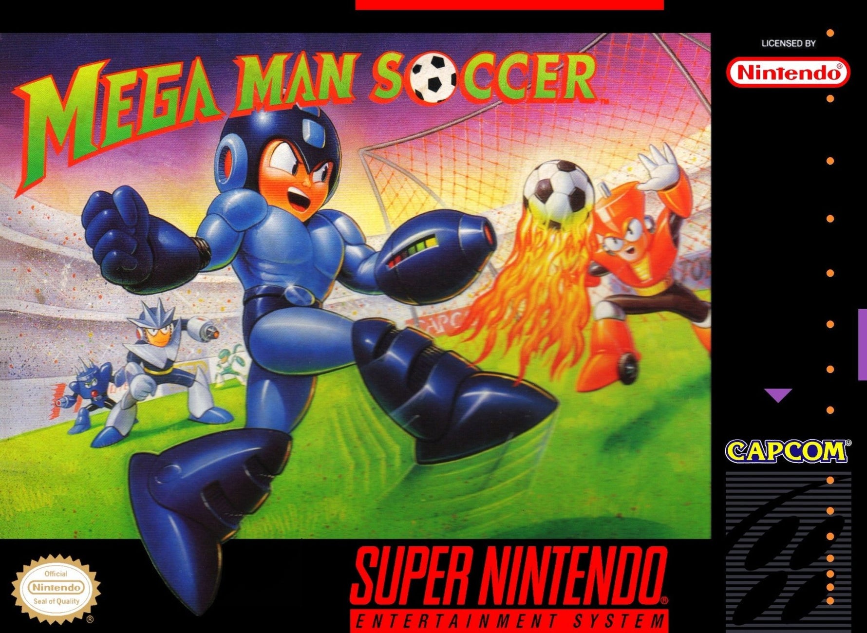 Mega Man Soccer - Super Nintendo - Retro Island Gaming