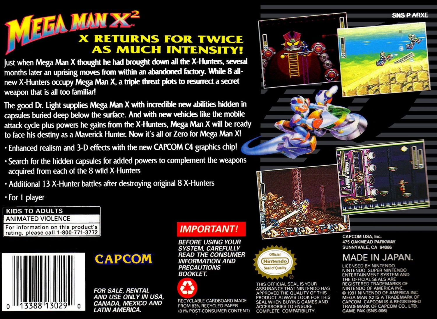 Mega Man X2 - Super Nintendo - Retro Island Gaming