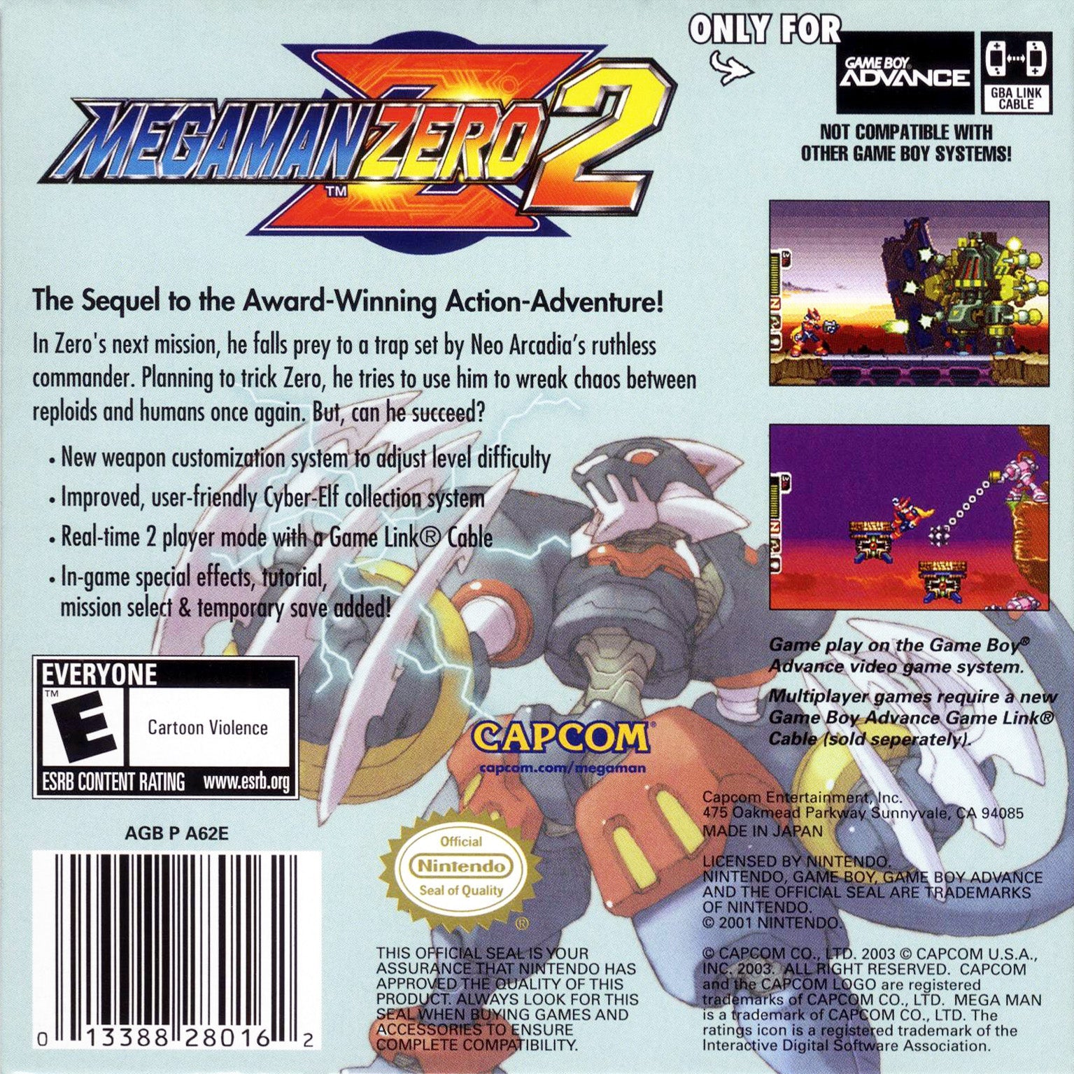 Mega Man Zero 2 - GameBoy Advance - Retro Island Gaming
