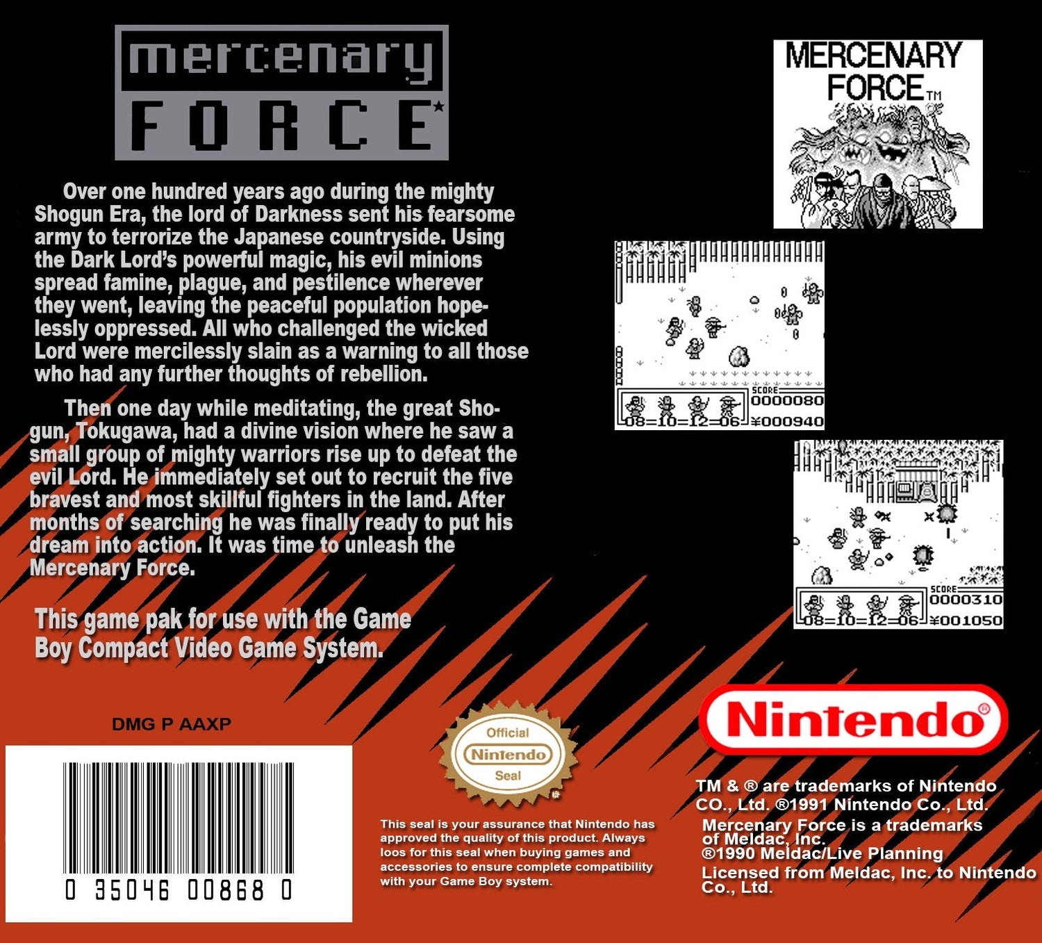 Mercenary Force - GameBoy - Retro Island Gaming