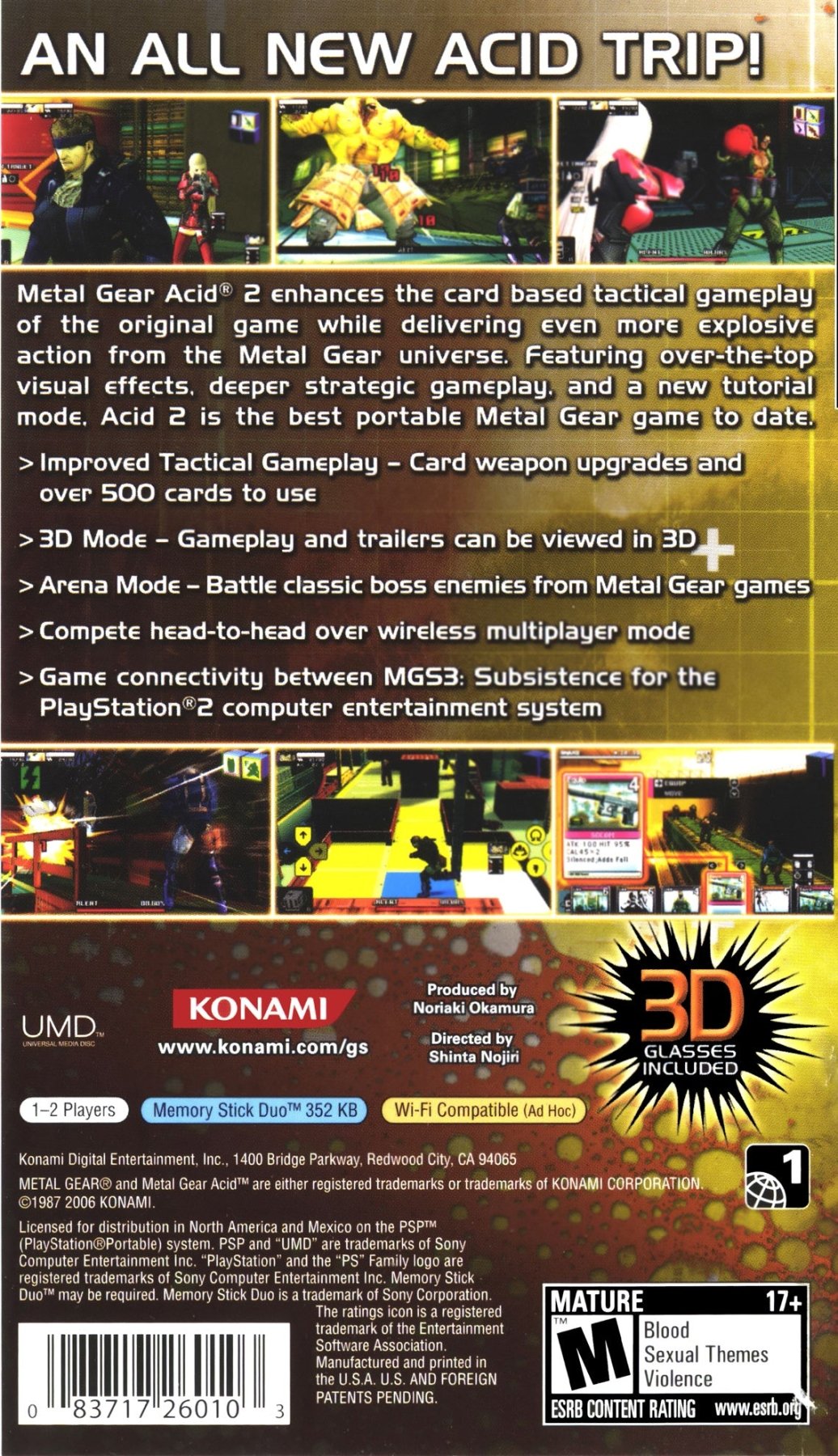 Metal Gear Acid 2 - PSP - Retro Island Gaming