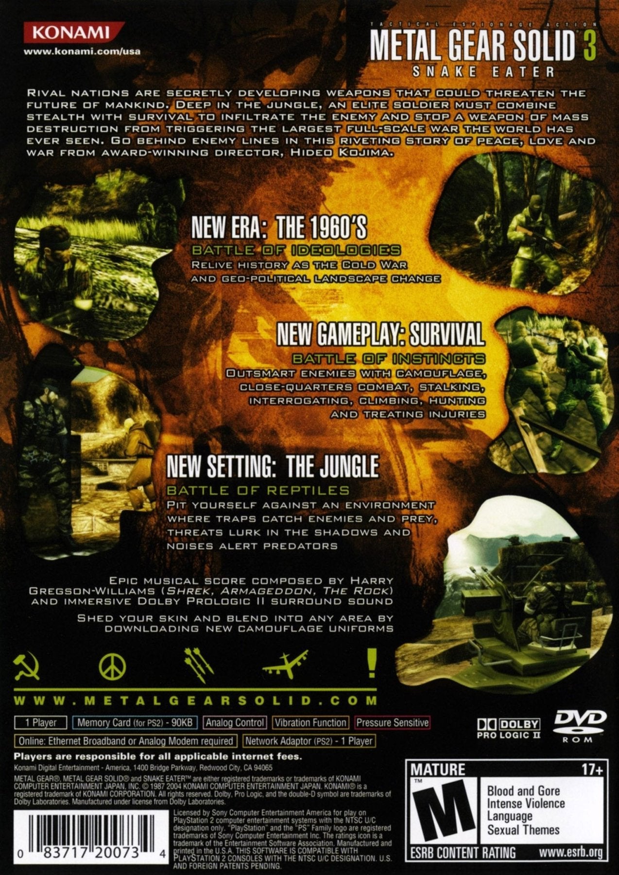 Metal Gear Solid 3 Snake Eater - Playstation 2 - Retro Island Gaming