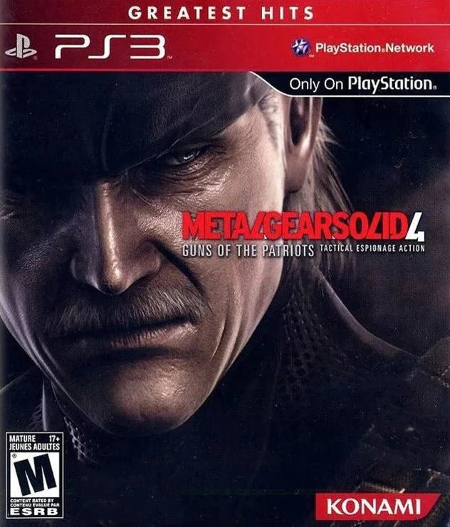 Metal Gear Solid 4 Guns of the Patriots [Greatest Hits] - Playstation 3 - Retro Island Gaming