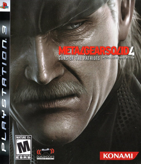 Metal Gear Solid 4 Guns of the Patriots - Playstation 3 - Retro Island Gaming