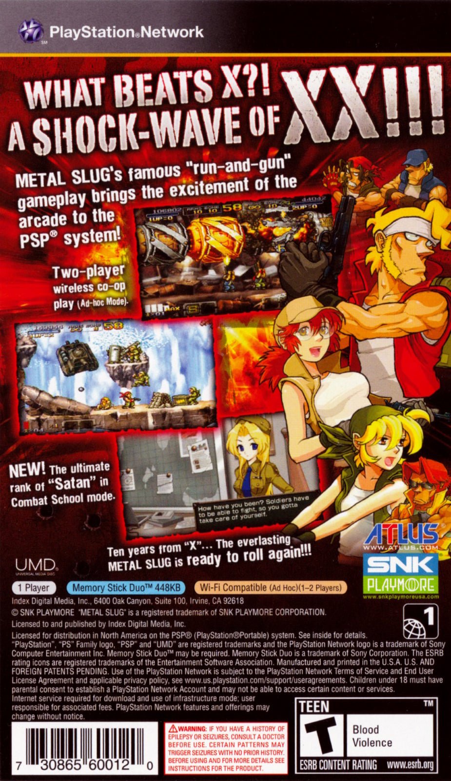 Metal Slug XX - PSP - Retro Island Gaming