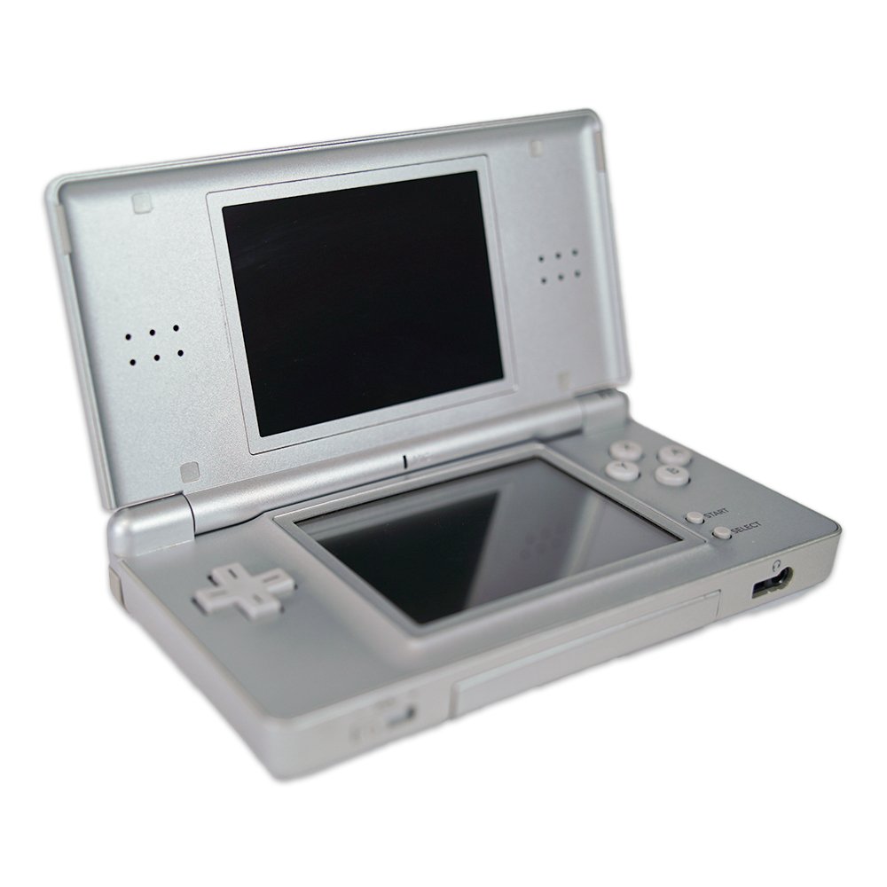 Metallic Silver Nintendo DS Lite System - Certified Tested & Cleaned - Retro Island Gaming