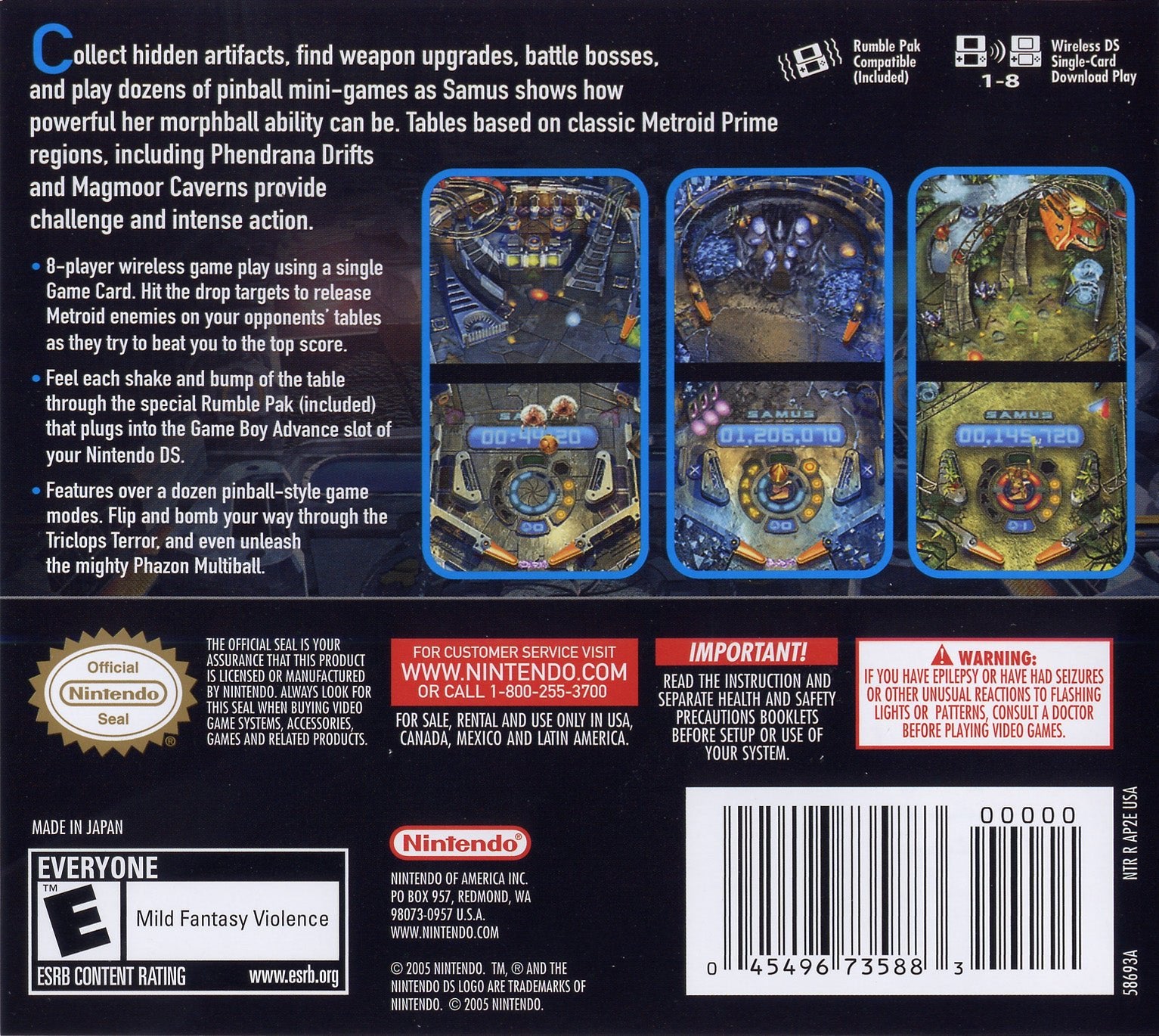 Metroid Prime Pinball - Nintendo DS - Retro Island Gaming