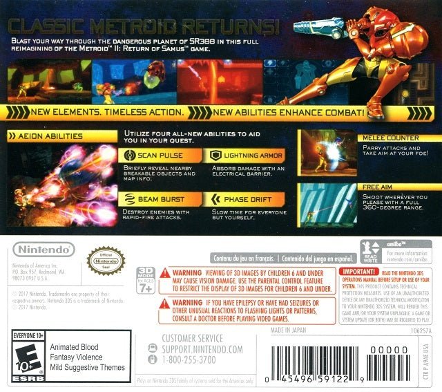 Metroid Samus Returns - Nintendo 3DS - Retro Island Gaming