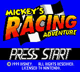 Mickey's Racing Adventure - GameBoy Color - Retro Island Gaming