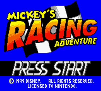 Mickey's Racing Adventure - GameBoy Color - Retro Island Gaming