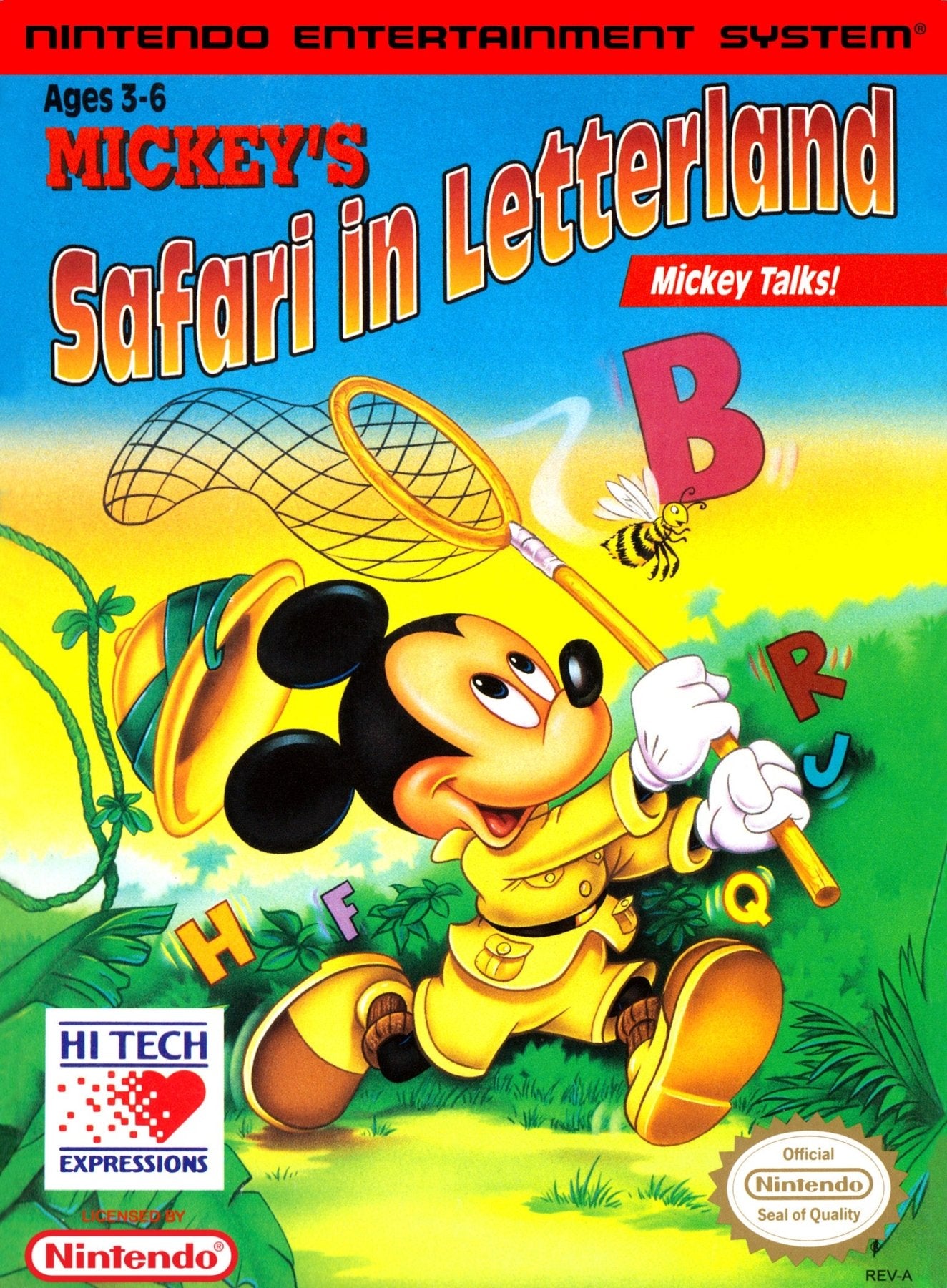 Mickey's Safari in Letterland - NES - Retro Island Gaming