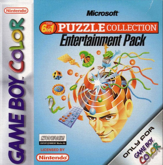 Microsoft 6 in 1 Puzzle Collection - GameBoy Color - Retro Island Gaming