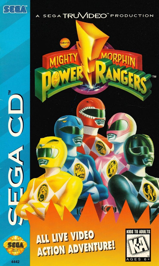 Mighty Morphin Power Rangers - Sega CD - Retro Island Gaming