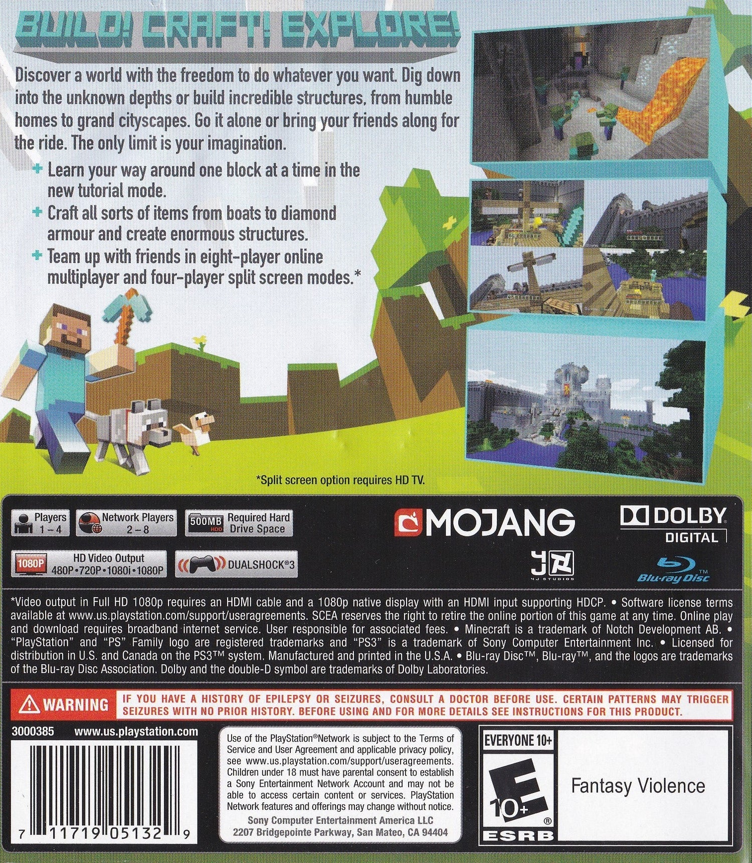 Minecraft - Playstation 3 - Retro Island Gaming