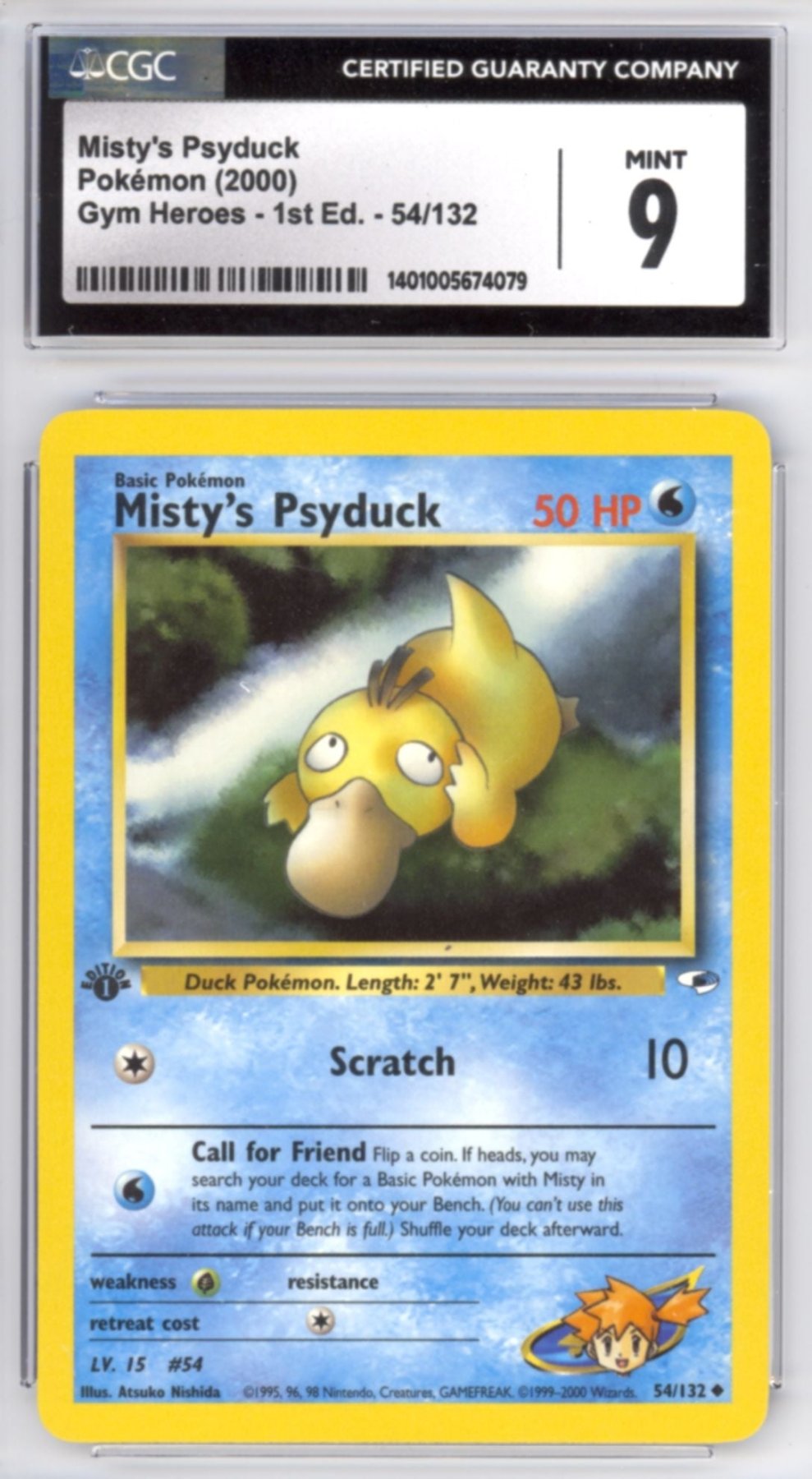 Misty's Psyduck [1st Edition] 