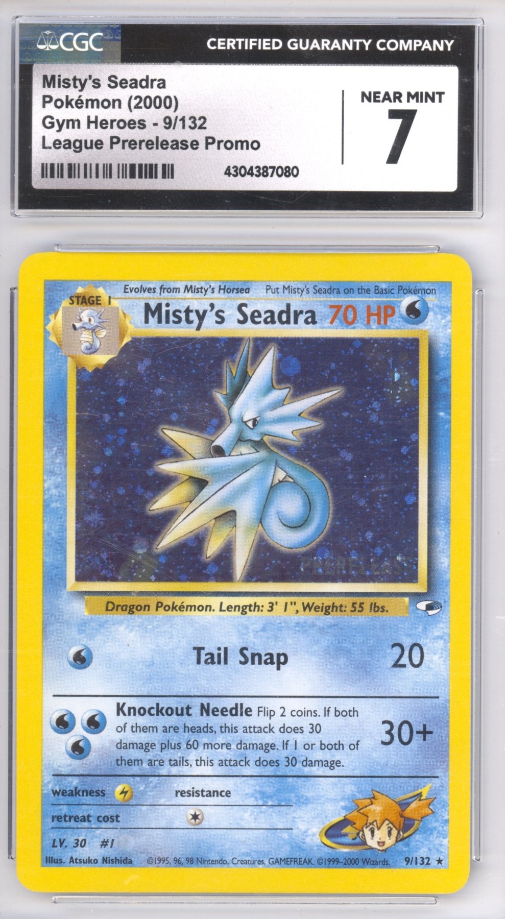 Misty's Seadra [Pre - Release] 9 - Pokemon Gym Heroes - Retro Island Gaming