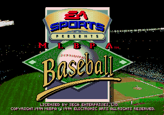 MLBPA Baseball - Sega Genesis - Retro Island Gaming
