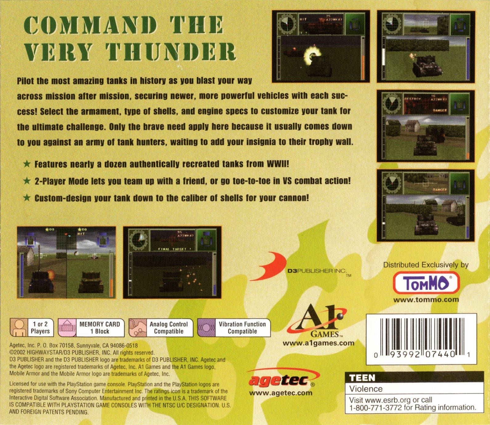 Mobile Armor - Playstation - Retro Island Gaming