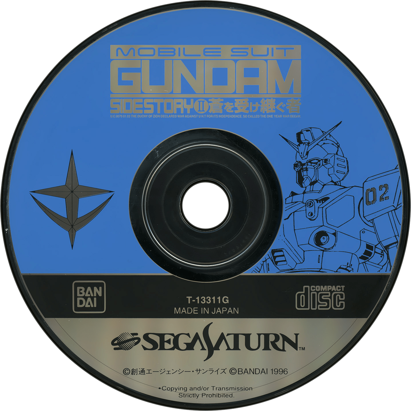 Mobile Suit Gundam Sidestory II - JP Sega Saturn - Retro Island Gaming