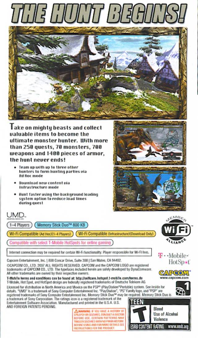 Monster Hunter Freedom 2 - PSP - Retro Island Gaming