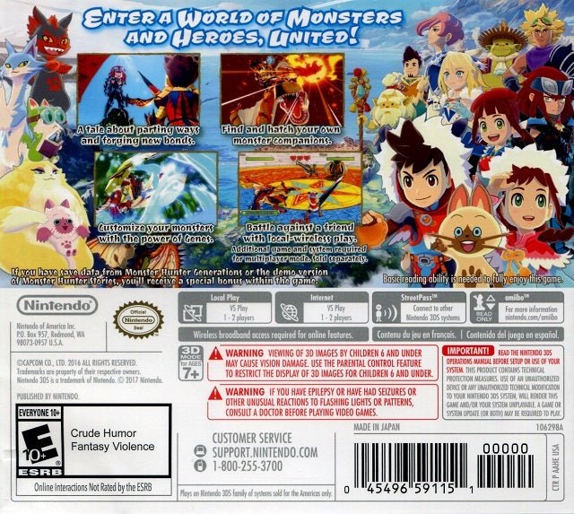 Monster Hunter Stories - Nintendo 3DS - Retro Island Gaming
