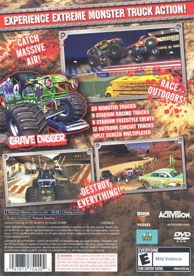 Monster Jam - Playstation 2 - Retro Island Gaming