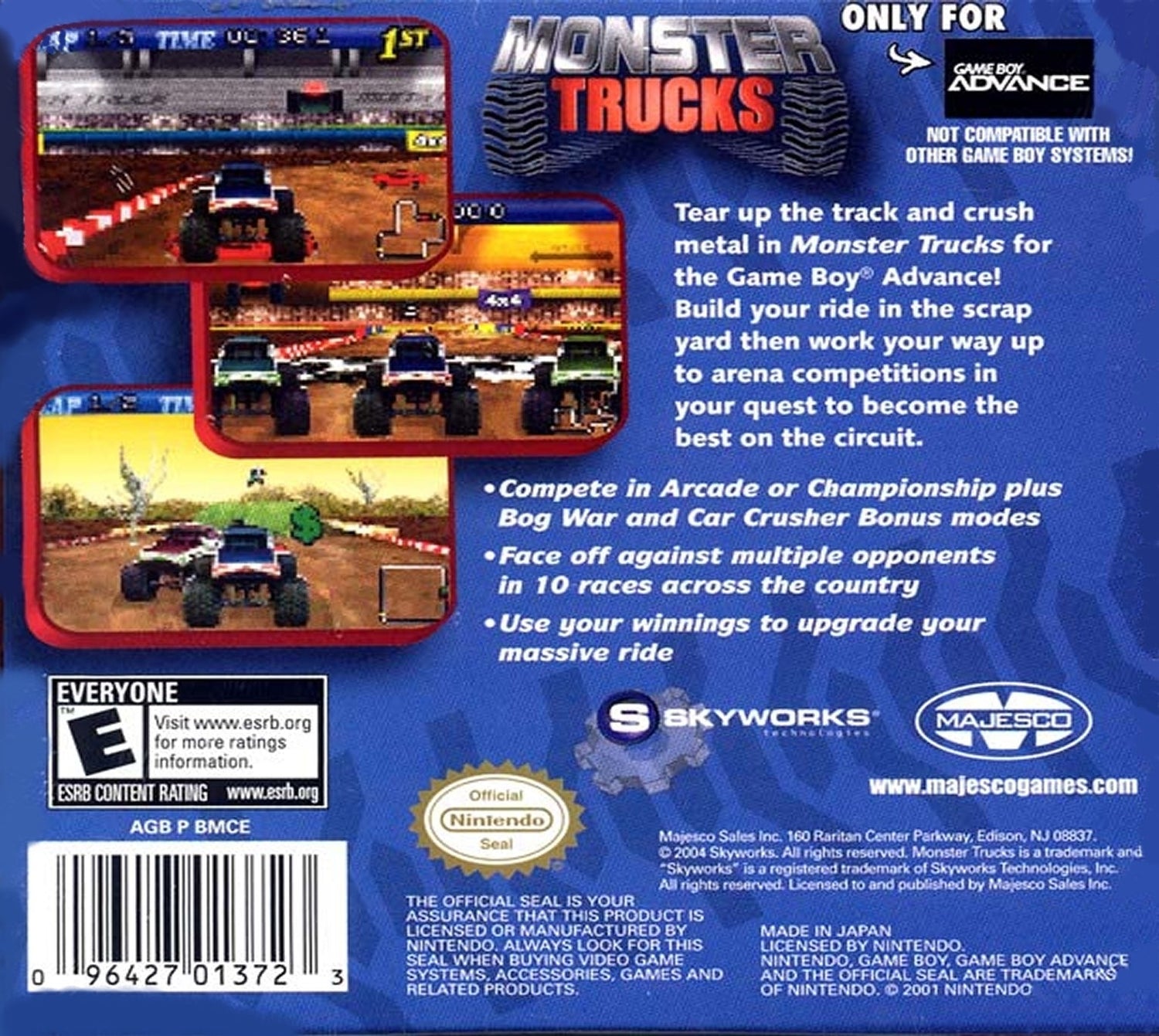 Monster Trucks - GameBoy Advance - Retro Island Gaming