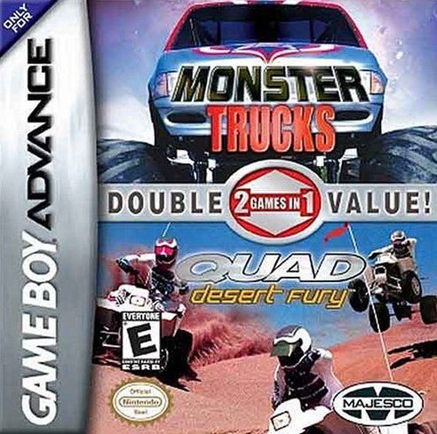 Monster Trucks Quad Fury Double Pack - GameBoy Advance - Retro Island Gaming