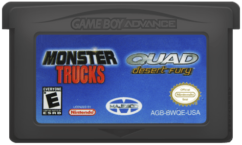 Monster Trucks Quad Fury Double Pack - GameBoy Advance - Retro Island Gaming