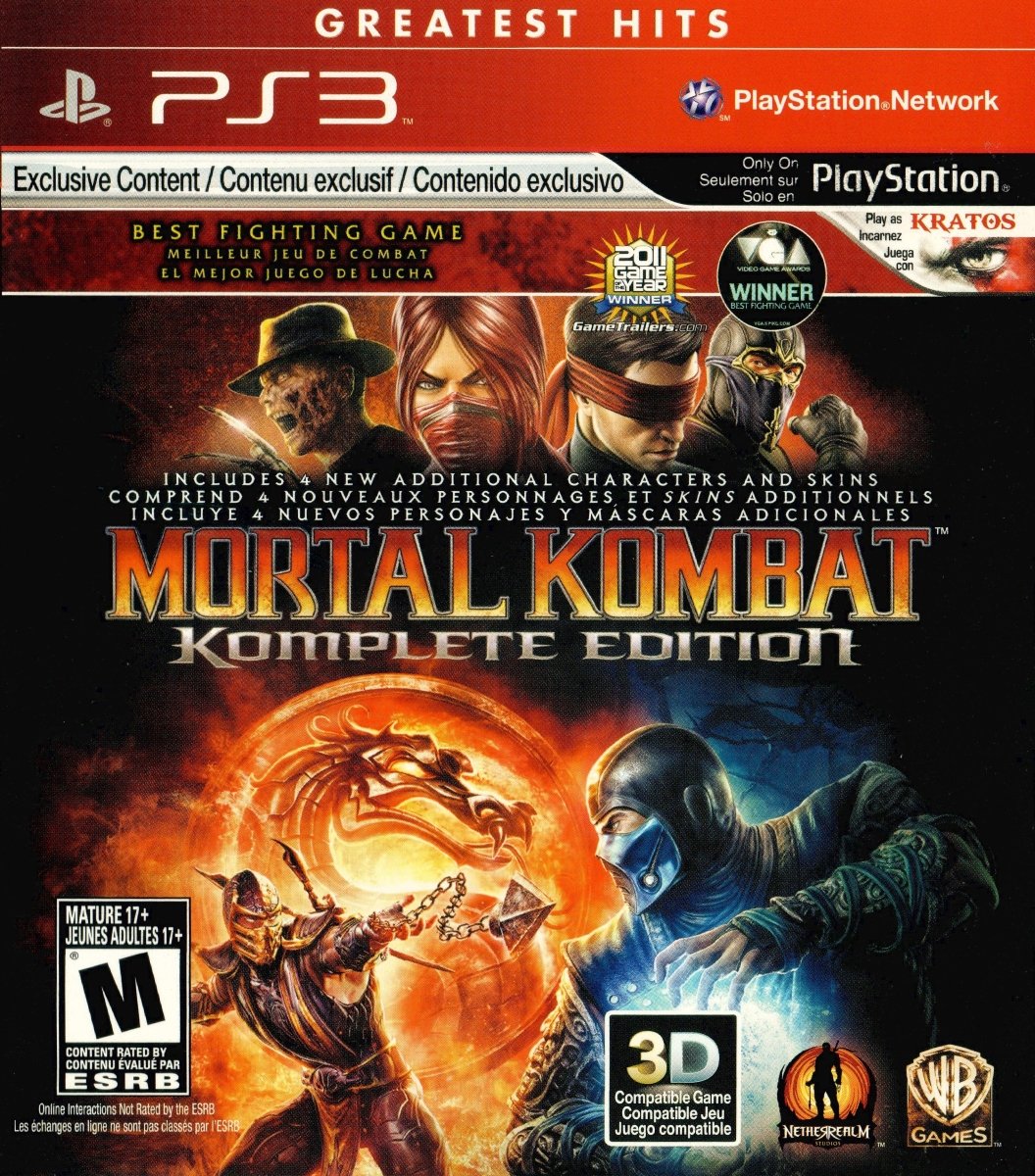 Mortal Kombat Komplete Edition [Greatest Hits] - Playstation 3 - Retro Island Gaming