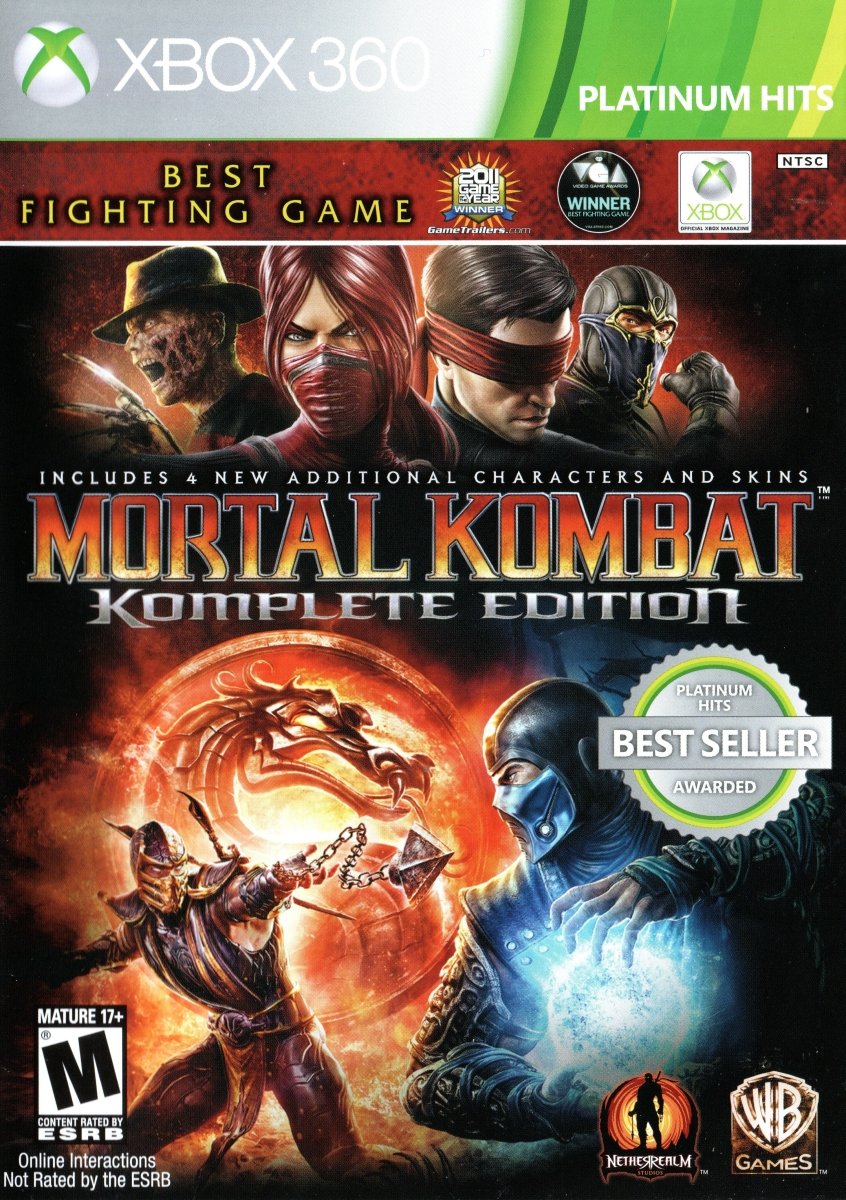 Mortal Kombat Komplete Edition [Platinum Hits] - Xbox 360 - Retro Island Gaming