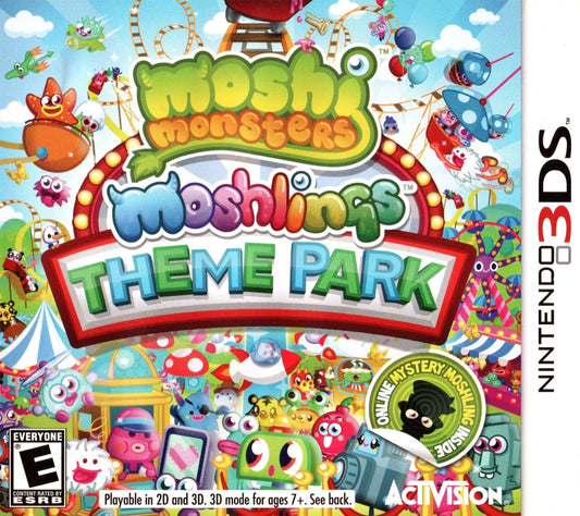 Moshi Monsters: Moshlings Theme Park - Nintendo 3DS - Retro Island Gaming