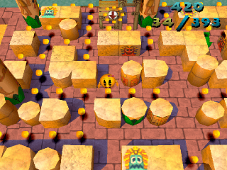 Ms. Pac - Man Maze Madness - Playstation - Retro Island Gaming