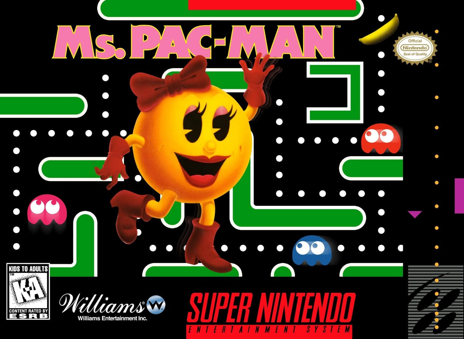 Ms. Pac - Man - Super Nintendo - Retro Island Gaming