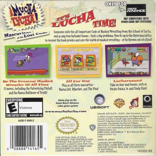 Mucha Lucha: Mascaritas of the Lost Code - GameBoy Advance - Retro Island Gaming