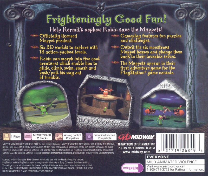 Muppet Monster Adventure - Playstation - Retro Island Gaming