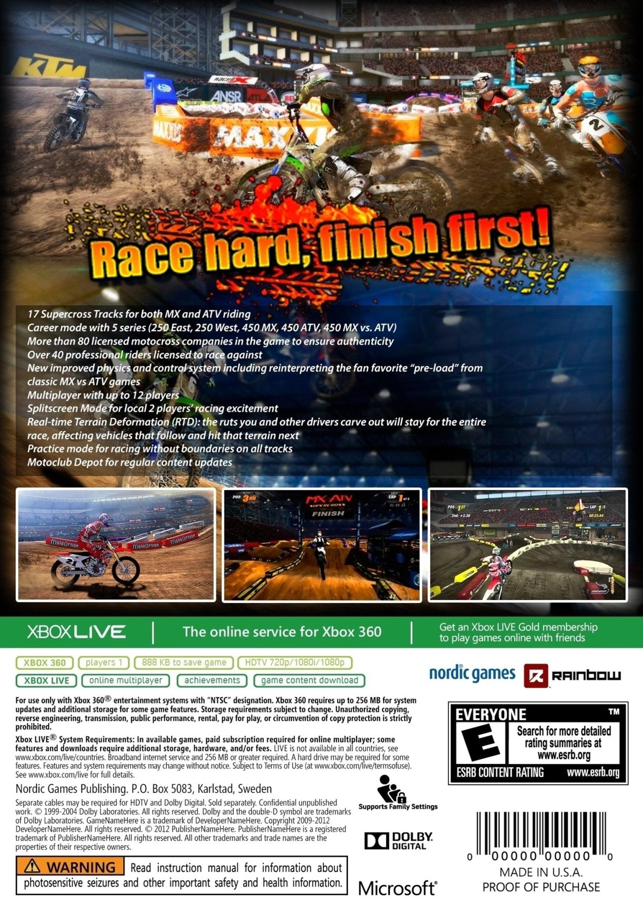 MX vs. ATV Supercross - Xbox 360 - Retro Island Gaming