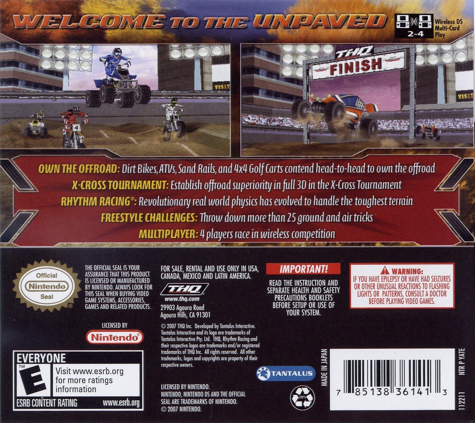 MX vs ATV Untamed - Nintendo DS - Retro Island Gaming