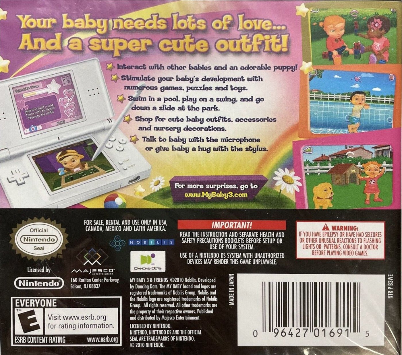 My Baby 3 & Friends - Nintendo DS - Retro Island Gaming