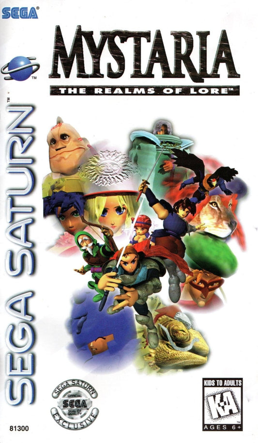 Mystaria The Realms of Lore - Sega Saturn - Retro Island Gaming