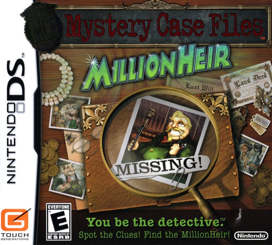 Mystery Case Files MillionHeir - Nintendo DS - Retro Island Gaming